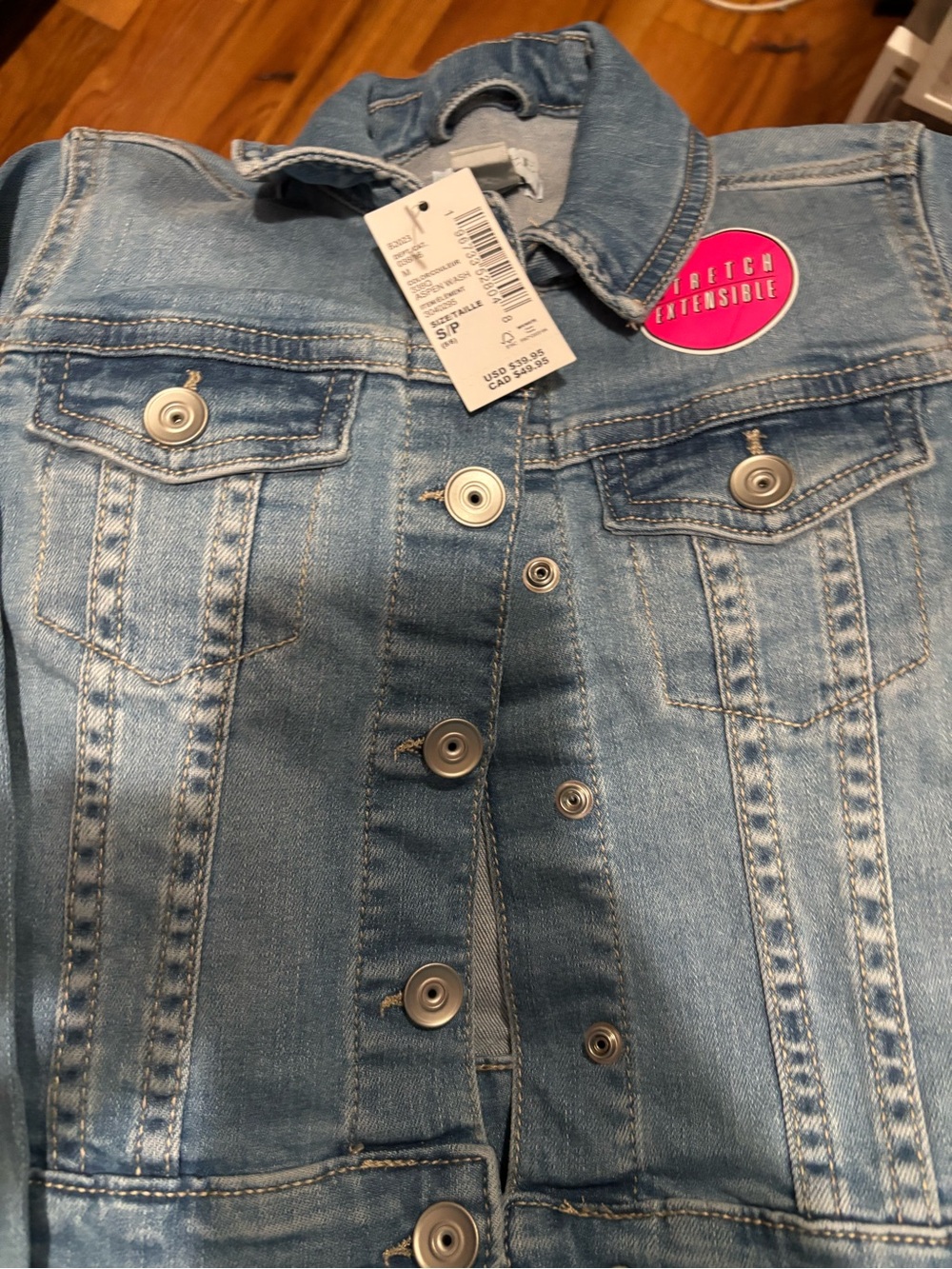 The Children's Place Light Blue Denim Jean Jacket
